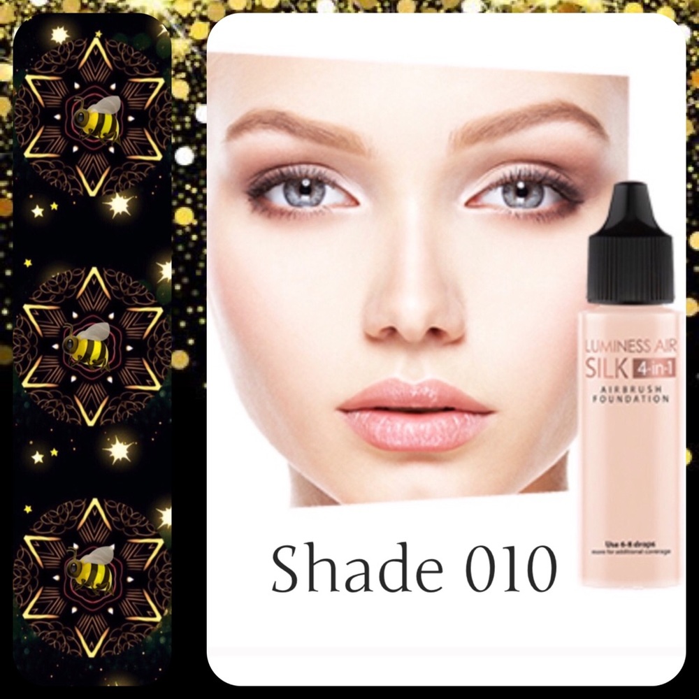 🐝•#010 Silk 4in1 0.50 FL OZ Airbrush Foundation